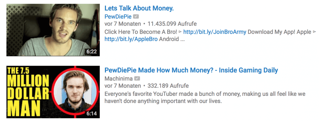was verdient man als youtuber