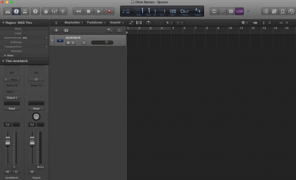 Eine DAW - Digital Audio Workstation