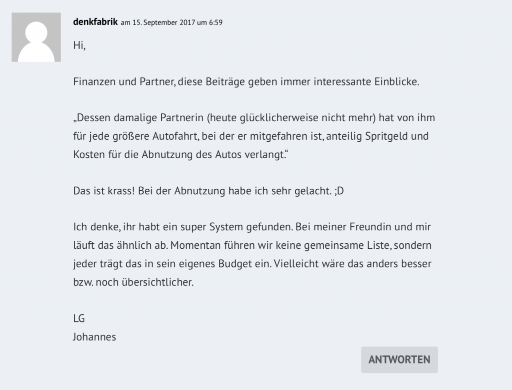Mein Kommentar beim Finanznarr