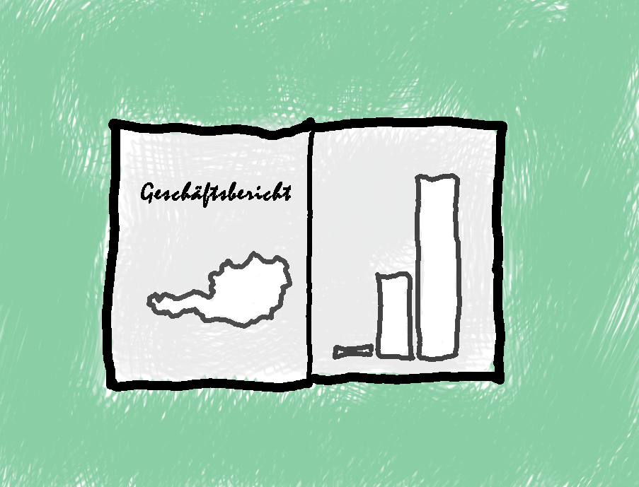 geschäftsbericht illustration